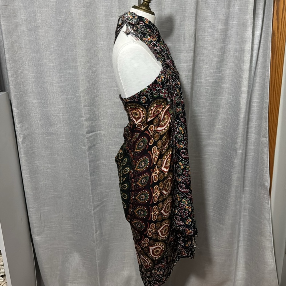 Cotton Blend Multi Wear Scar/Wrap/CoverUp/Pareo-EUC - Picture 4 of 10